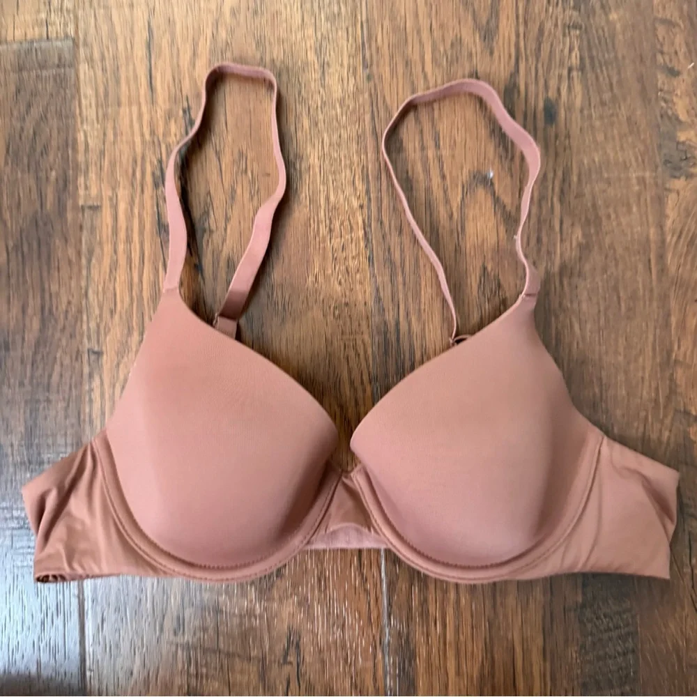 GAP T-Shirt Bra, dark nude, size 34A - Picture 4 of 9